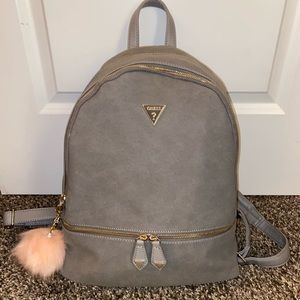 GUESS faux suede/leather backpack